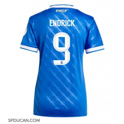 Zenski Nogometni Dres Real Madrid Endrick #9 Rezervni 2025-26 Kratak Rukav Zenski Nogometni Dres Real Madrid Endrick #9 Rezervni 2025-26 Kratak Rukav